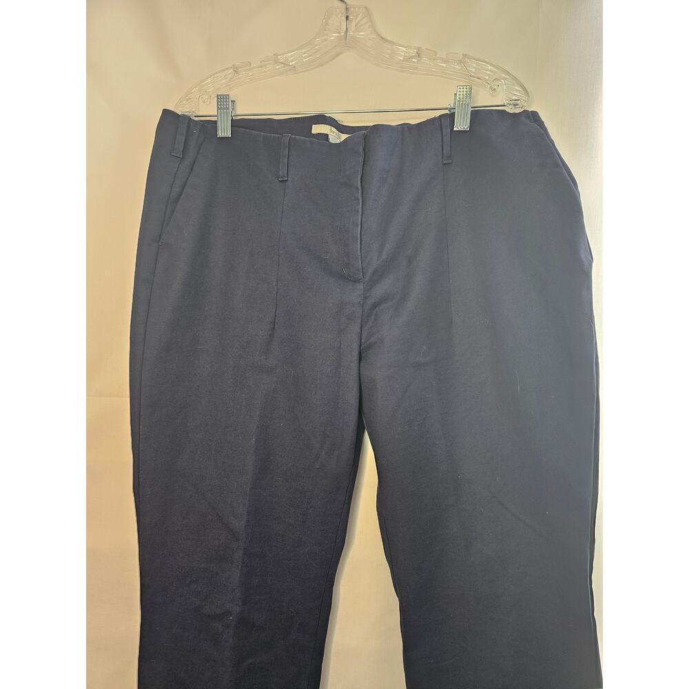Boden Women's Navy Blue Straight Leg  Chelsea Trousers size 14L US,Uk18L - Picture 3 of 8